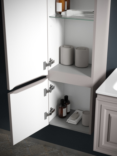 Шкаф-пенал Sancos Very PVR35LSM 35х30х160 подвесной цвет бежевый - фото 4